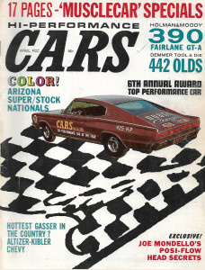 HI PERFORMANCE CARS 1966 APR - MUSCLE CARS,390 FAIRLANE, 442 OLDS,CAR'S CHARGER